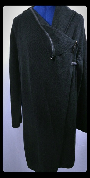 ANNETTE GÖRTZ Germany Leather Strap Cardigan XL - Picture 1 of 8